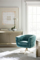 Scalloped Metallic Side Table | Caracole Good As Gold | Oroatrade.com