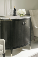 Oval Modern Bar Cabinet | Caracole Mix-ology | Oroatrade.com