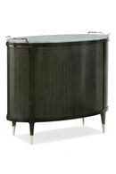 Oval Modern Bar Cabinet | Caracole Mix-ology | Oroatrade.com