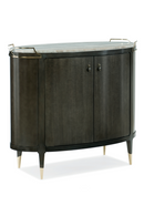 Oval Modern Bar Cabinet | Caracole Mix-ology | Oroatrade.com