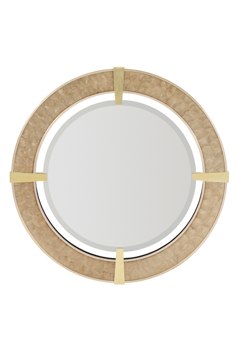 Round Capiz Mirror | Caracole Inspired Vision | Oroatrade.com