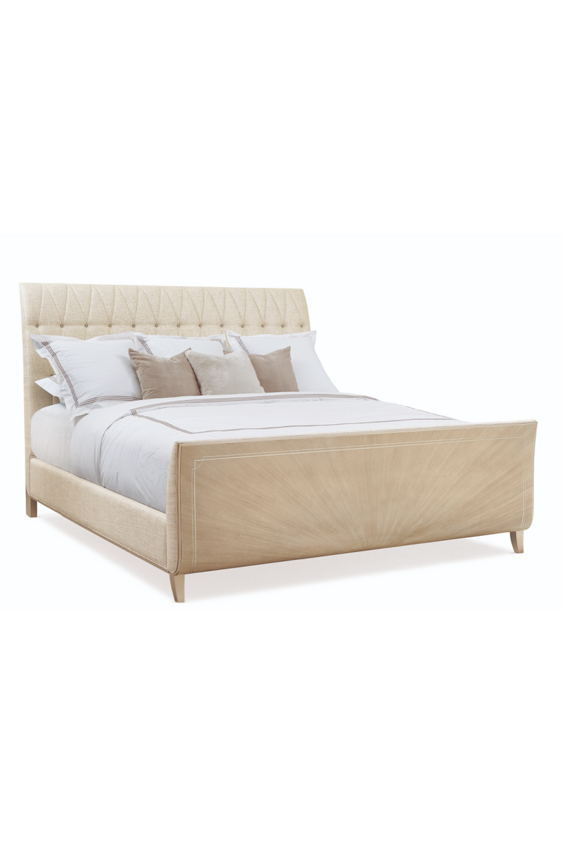 Diamond Tufted Modern Queen Bed | Caracole Jubilee