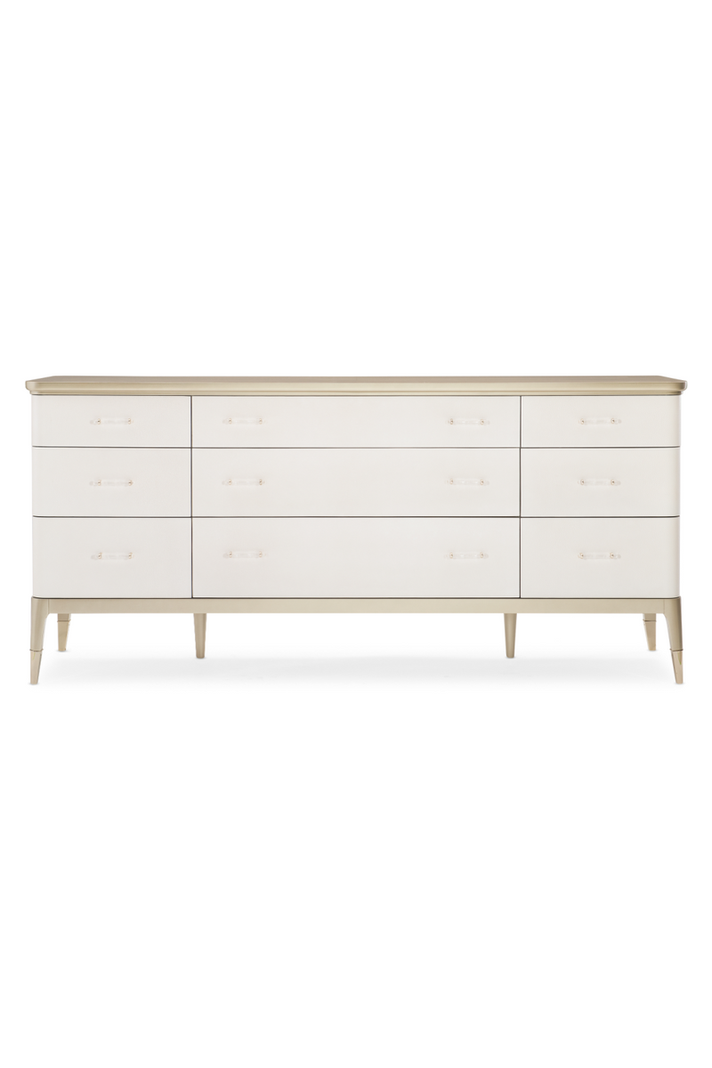 Cream Shagreen Dresser | Caracole Dreamy | Oroatrade.com