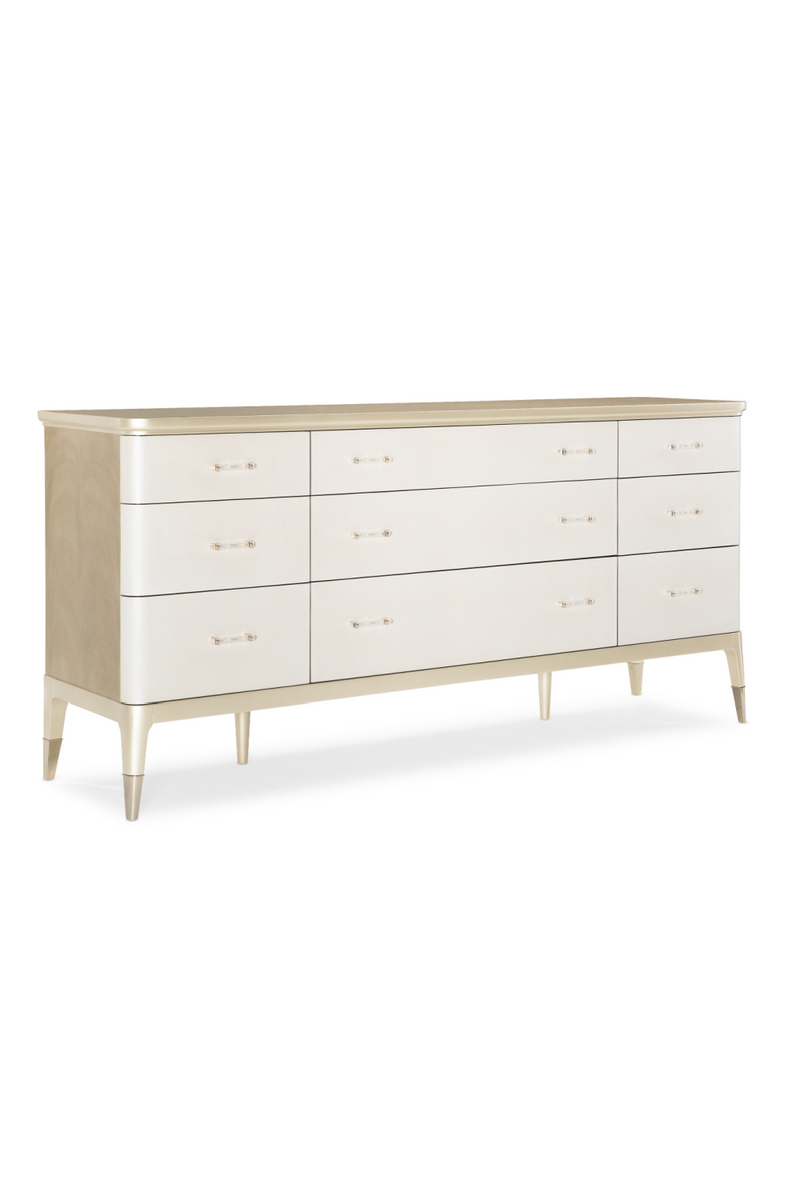 Cream Shagreen Dresser | Caracole Dreamy | Oroatrade.com