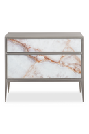 Agate Patterned Modern Chest | Caracole A Real Gem | Oroatrade.com