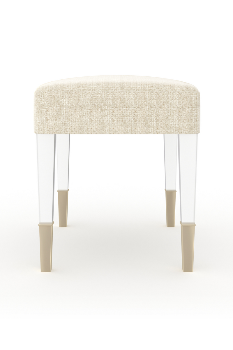 Acrylic Legged Bench | Caracole Looking Good! | Oroatrade.com