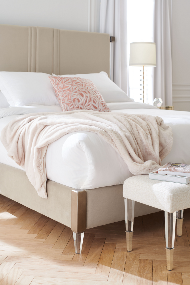 Cream Modern King Bed | Caracole Light Up Your Life Oroatrade.com
