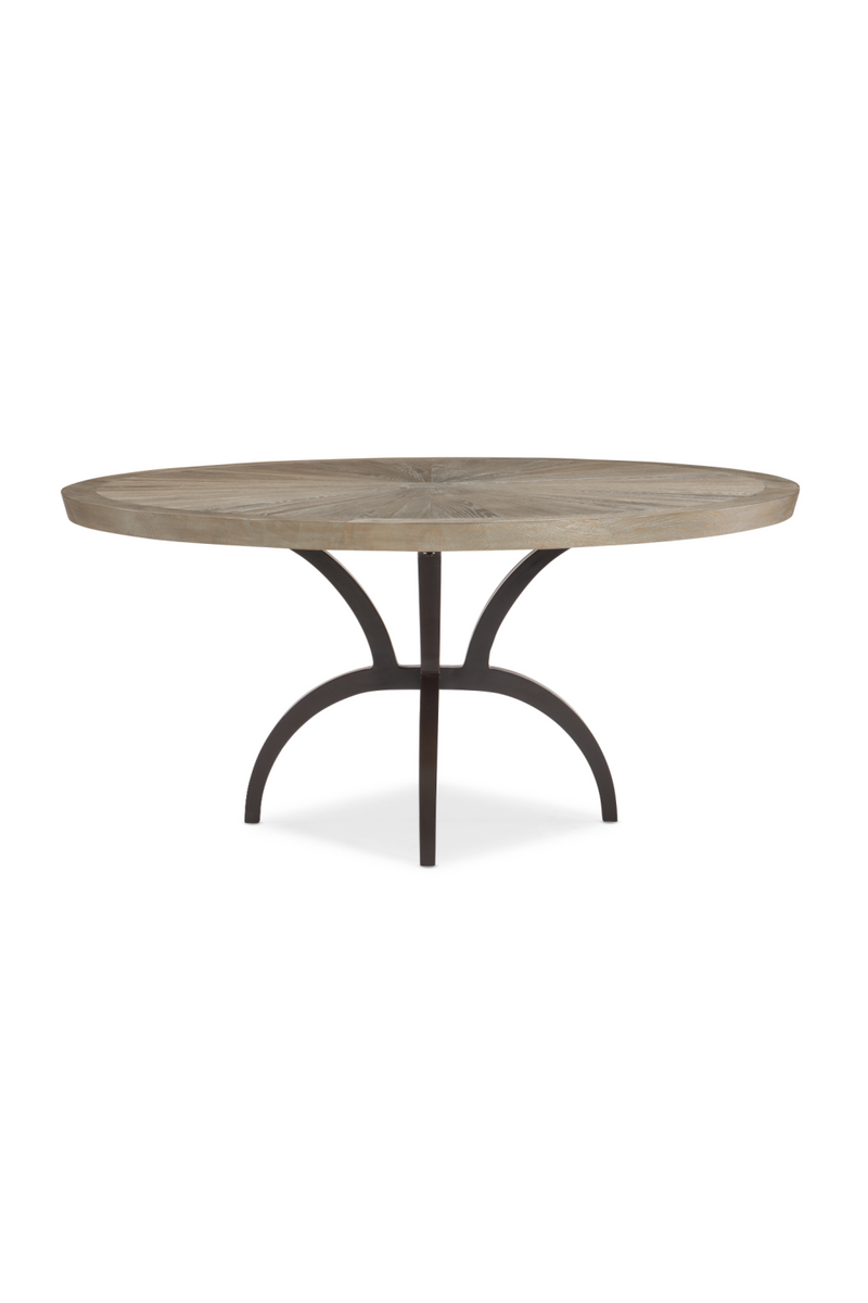 Round Ash Dining Table | Caracole Rough And Ready 54 | Oroatrade.com