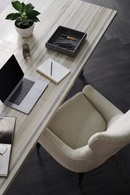 Beige Marble Dining Table | Caracole Wish You Were Here | Oroatrade.com