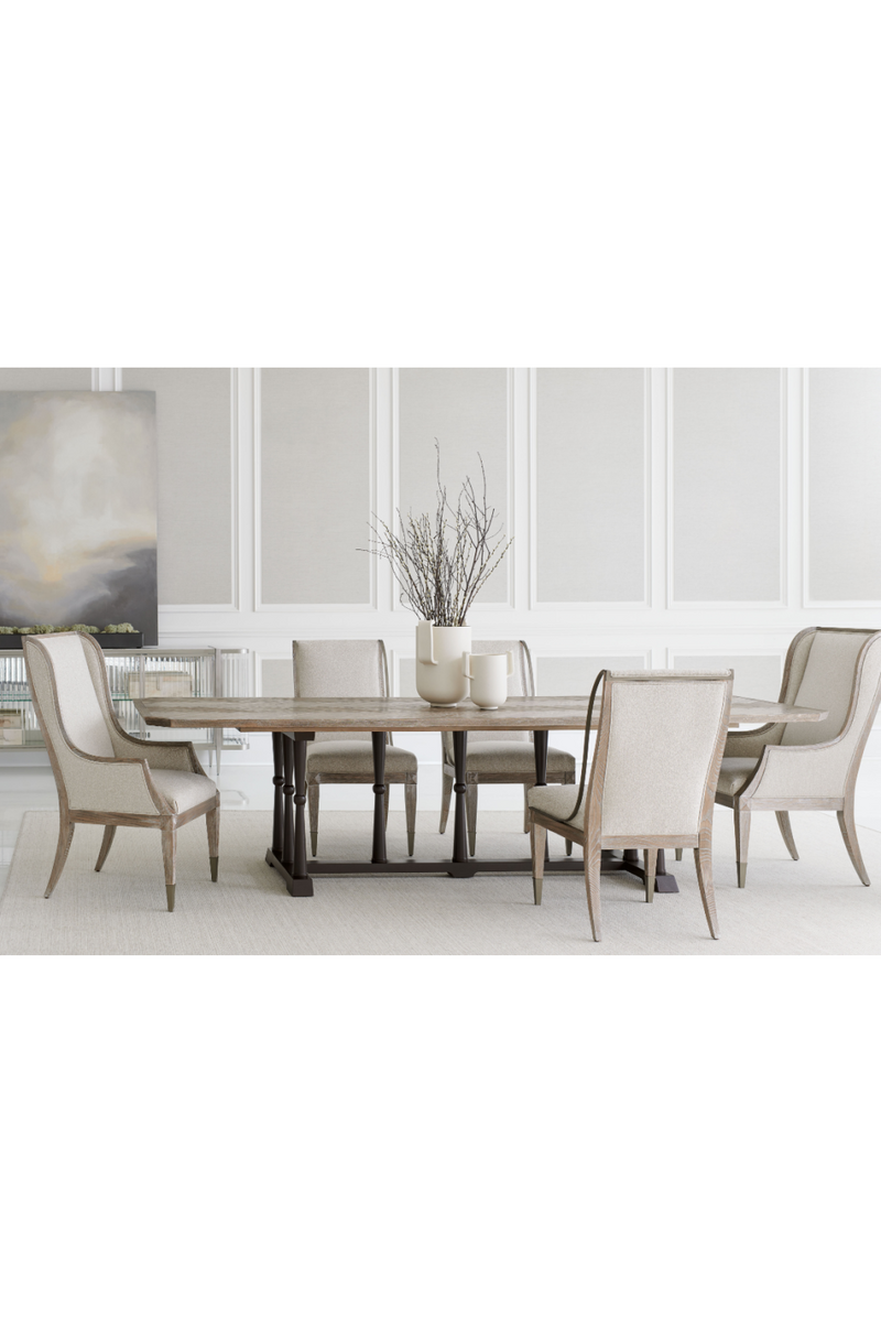 Ash Driftwood Classic Dining Table | Caracole Dinner Circuit 96 | Oroatrade.com
