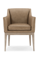 Brown Leather Dining Armchair | Caracole Free And Easy | Oroatrade.com