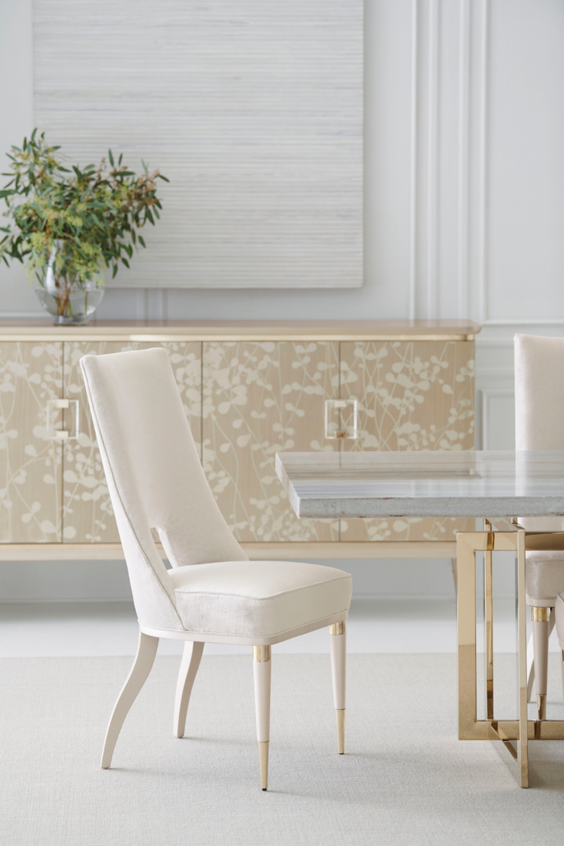 Ivory Modern Dining Chair | Caracole Guest of Honor | Oroatrade.com
