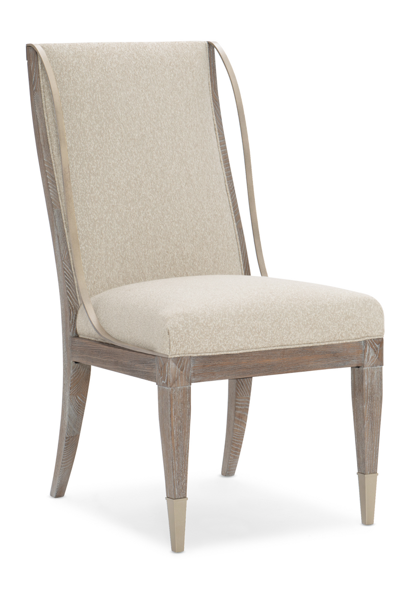 Ash Wood Side Chair | Caracole Open Arms | Oroatrade.com