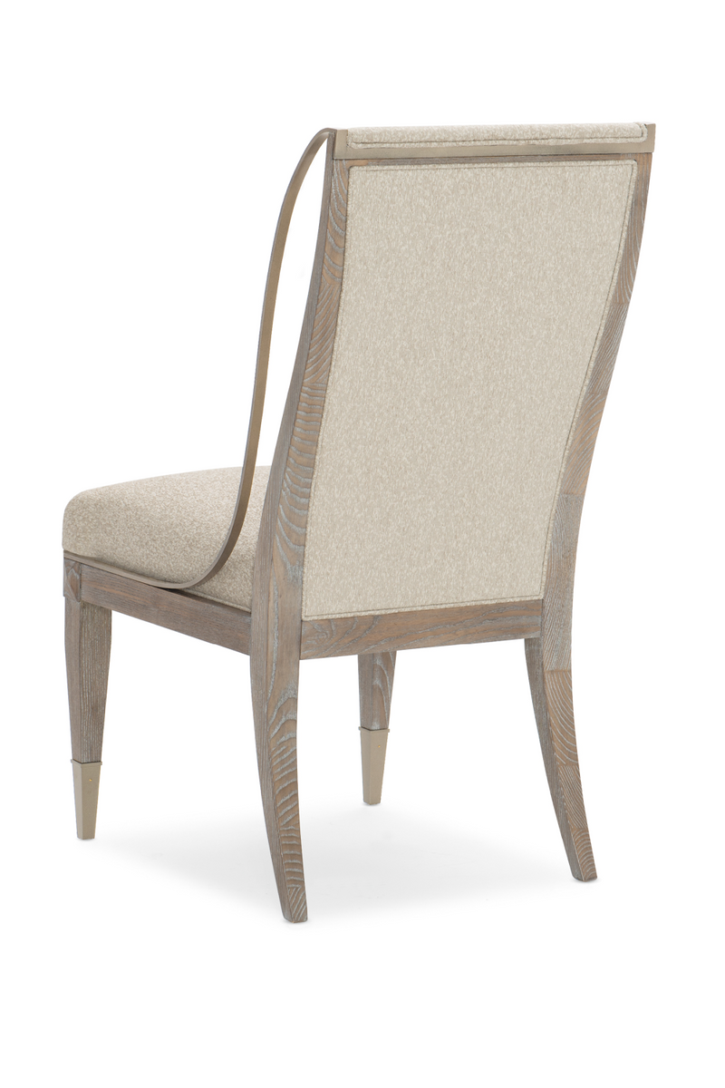 Ash Wood Side Chair | Caracole Open Arms | Oroatrade.com