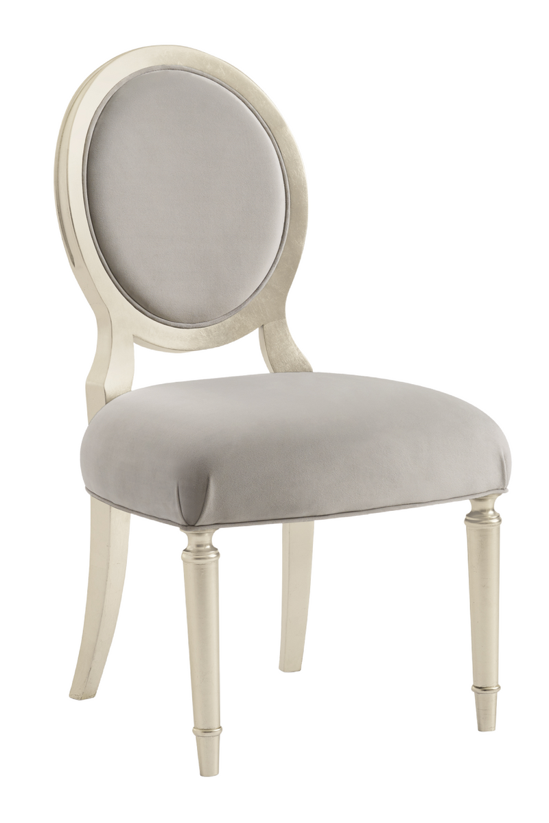 Silver Leaf Side Chairs (2) | Caracole Chit Chat | Oroaftrade.com