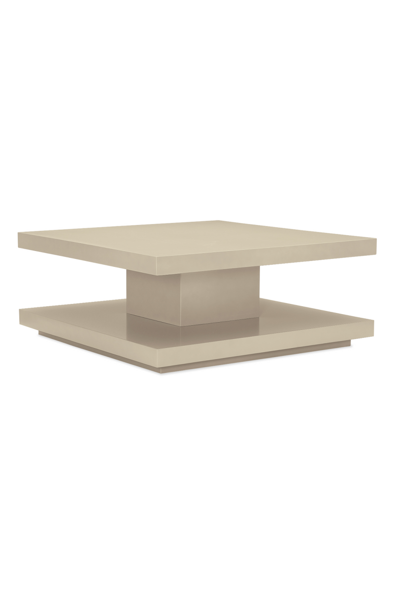 Beige Geometrical Coffee Table | Caracole Cool And Classic |  Oroatrade.com