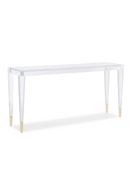 Transparent Modern Console Table | Caracole Ahhhhh | Oroatrade.com