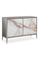 Patterned White Agate Cabinet | Caracole Rock Steady | Oroatrade.com