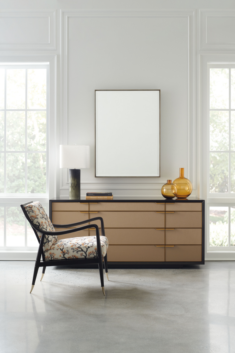 Textured Vinyl Dresser | Caracole All Wrapped Up | Oroatrade.com