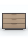 Vinyl 3-Drawer Nightstand | Caracole Triple Wrap | Oroatrade.com