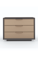 Vinyl 3-Drawer Nightstand | Caracole Triple Wrap | Oroatrade.com