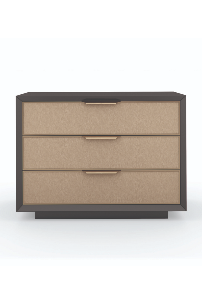 Dark Chocolate Wooden Nightstand | Caracole Triple Wrap | Oroatrade.com