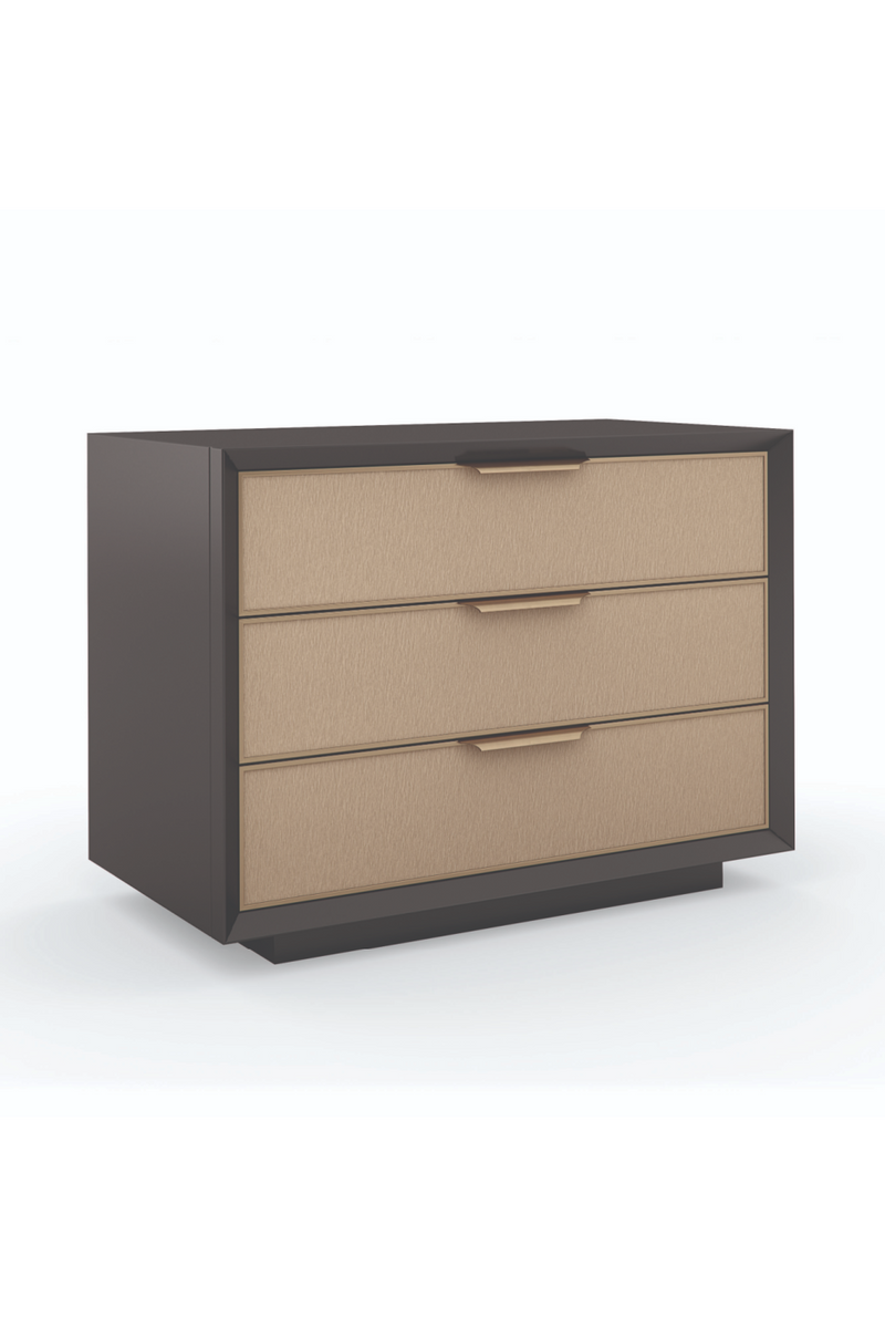 Dark Chocolate Wooden Nightstand | Caracole Triple Wrap | Oroatrade.com