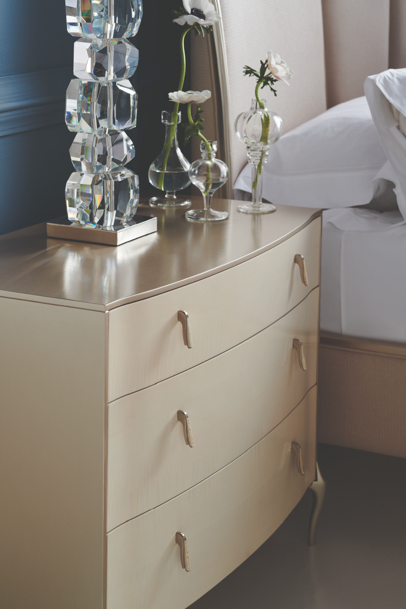 Cream Modern Nightstand | Caracole Good Impression | Oroatrade.com