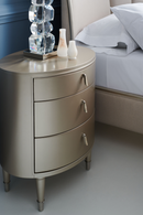 Oval Silver Nightstand | Caracole Bedside Beauty | Oroatrade.com