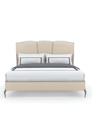 Silver Framed Modern Bed | Caracole Un-Deux-Trois | OROATRADE.COM