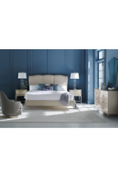 Silver Framed Modern Bed | Caracole Un-Deux-Trois | OROATRADE.COM