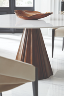 White Marble Dining Table | Caracole All Natural | Oroatrade.com