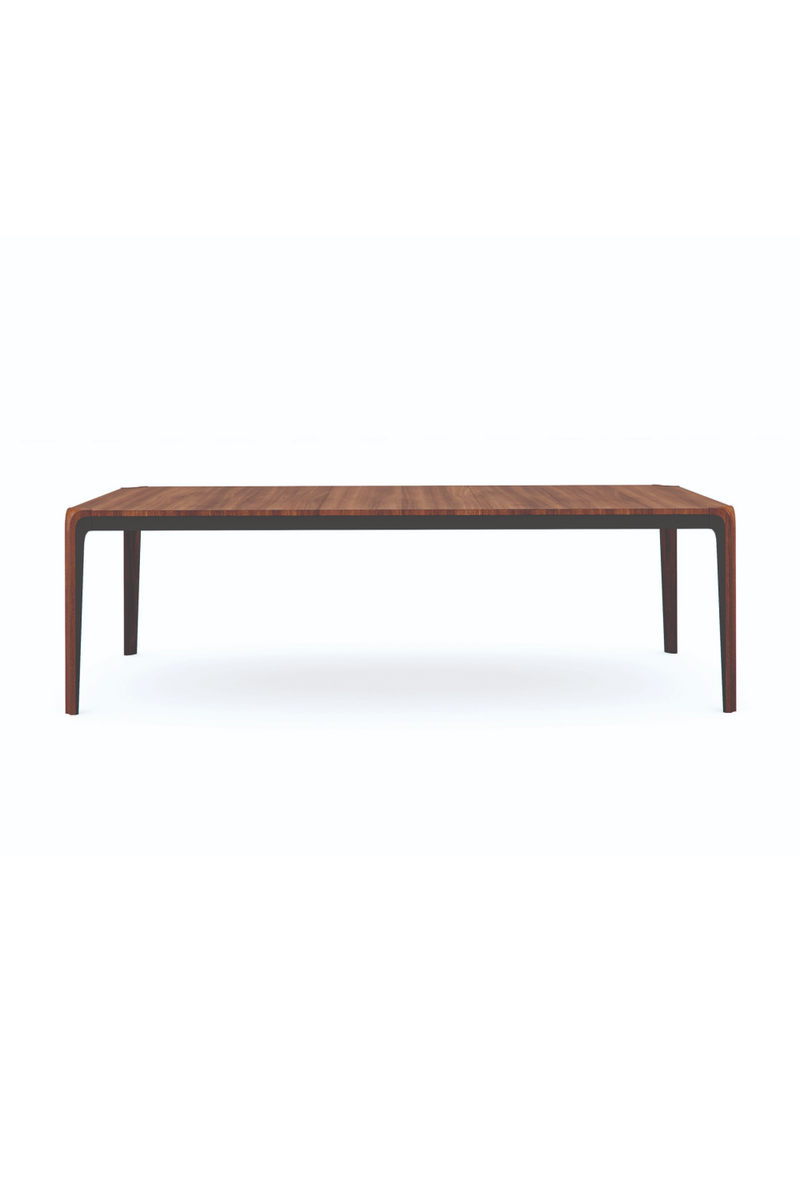 Dark Brown Walnut Dining Table | Caracole Room For More | Oroatrade.com