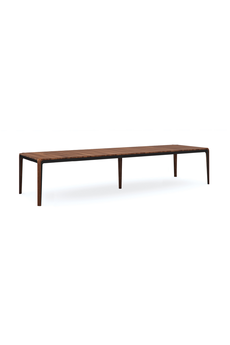 Dark Brown Walnut Dining Table | Caracole Room For More | Oroatrade.com