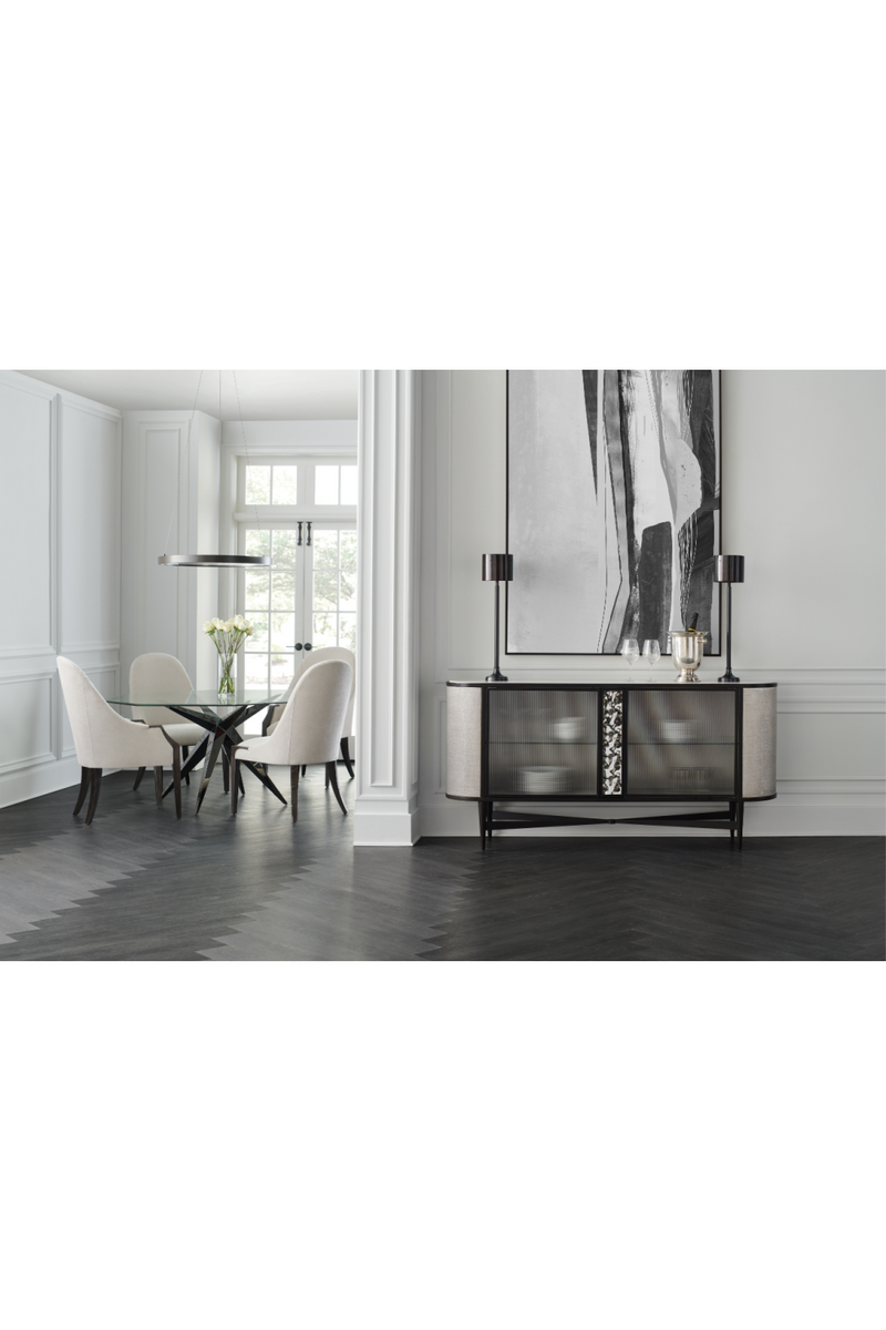 Oval Silver Buffet | Caracole Has It All | Oroatrade.com