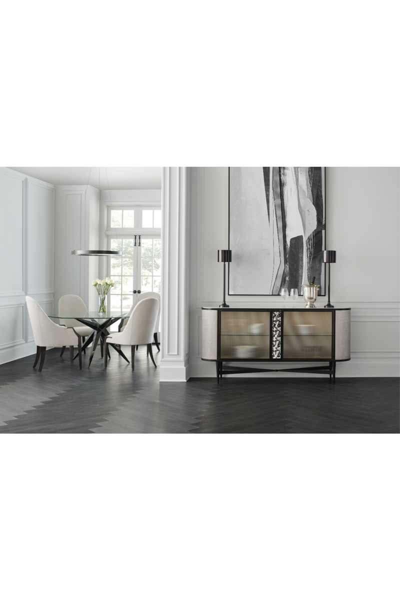 Oval Silver Buffet | Caracole Has It All | Oroatrade.com