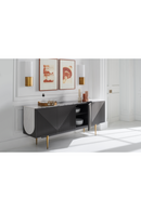 Slatted Modern Sideboard | Caracole Over The Edge | Oroatrade.com