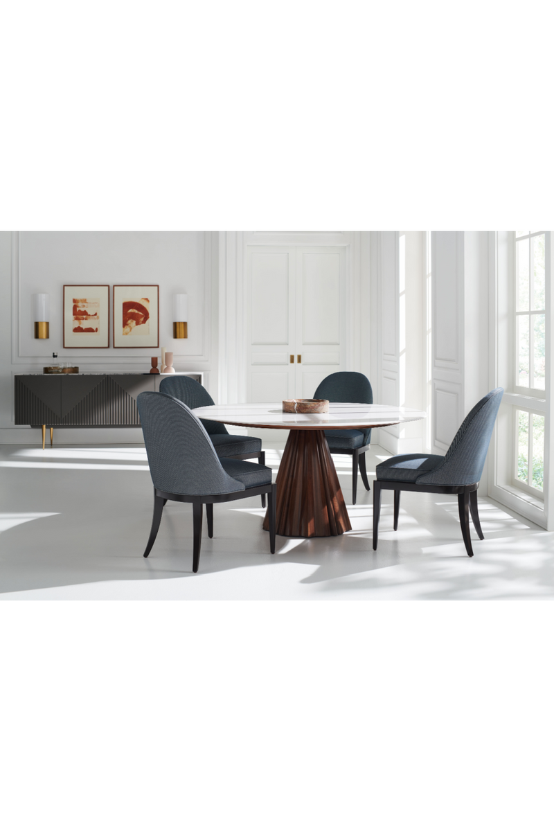 Blue Modern Side Chair | Caracole Natural Choice | Oroatrade.com