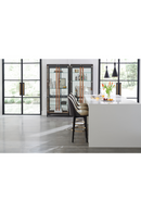 Vegan Leather Bar Stool | Caracole Another Round | Oroatrade.com