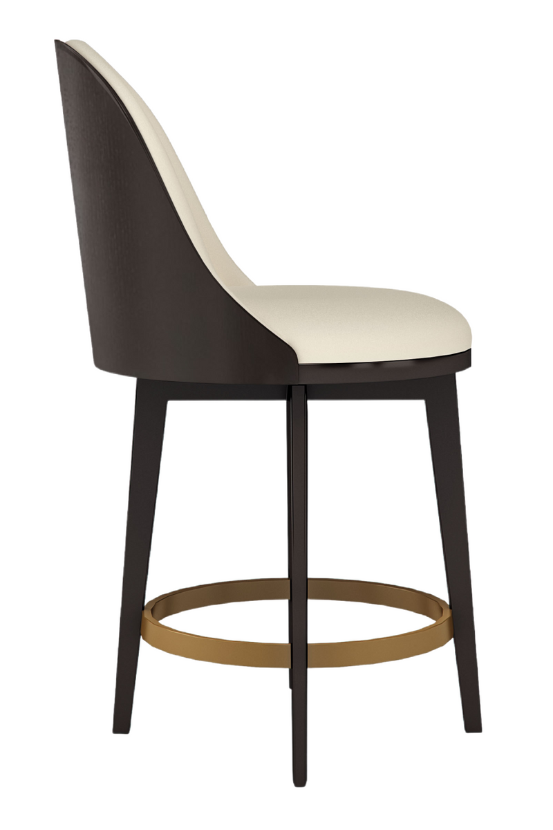 Vegan Leather Counter Stool | Caracole Another Round | Oroatrade.com