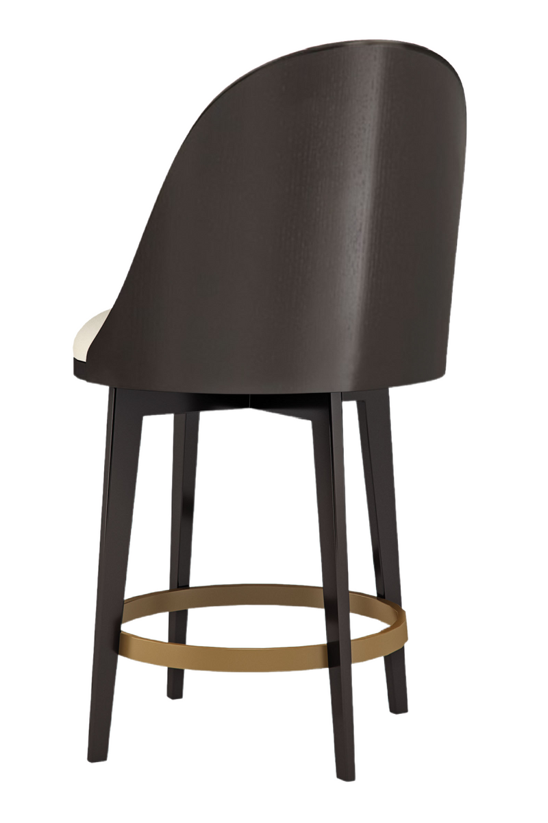 Vegan Leather Counter Stool | Caracole Another Round | Oroatrade.com