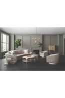 Round Metallic Accent Table | Caracole Up And Over | Oroatrade.com