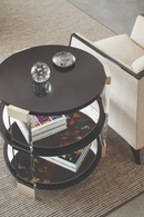 Round Mirrored Side Table | Caracole Go Around It | Oroatrade.com