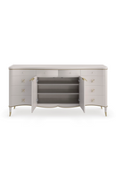 Cream Curved Dresser | Caracole Belle Of The Ball | Oroatrade.com