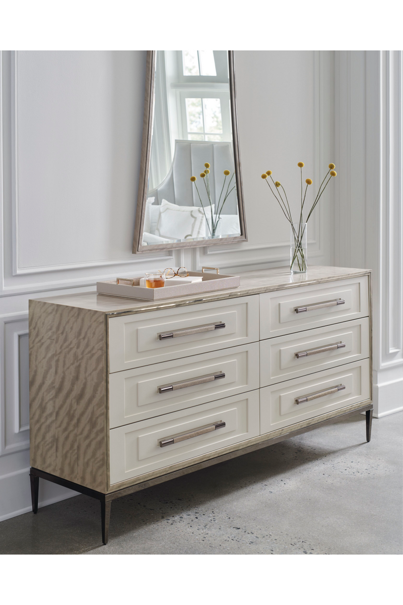 White Ceramic Dresser | Caracole Impressive | Oroatrade.com