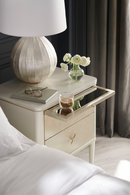 Modern Cream Nightstand | Caracole Finishing Up | Oroatrade.com