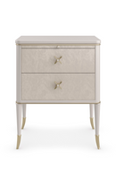 Modern Cream Nightstand | Caracole Finishing Up | Oroatrade.com