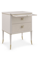 Modern Cream Nightstand | Caracole Finishing Up | Oroatrade.com