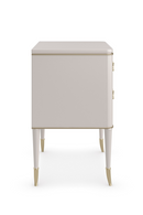 Modern Cream Nightstand | Caracole Finishing Up | Oroatrade.com