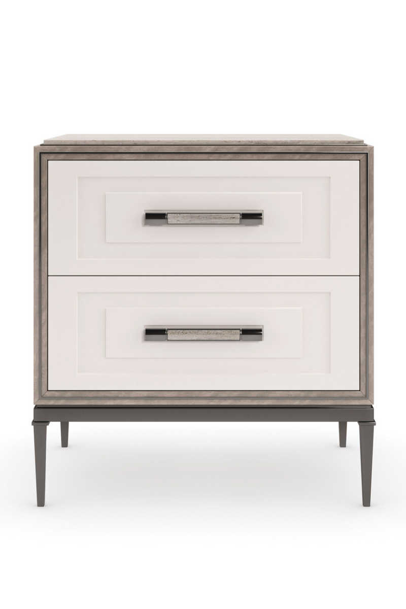 Wood Modern 2-Drawer Nightstand | Caracole I'm Impressed | Oroatrade.com